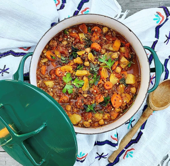 MAIN DISH: Moroccan Tagine with Apricots
