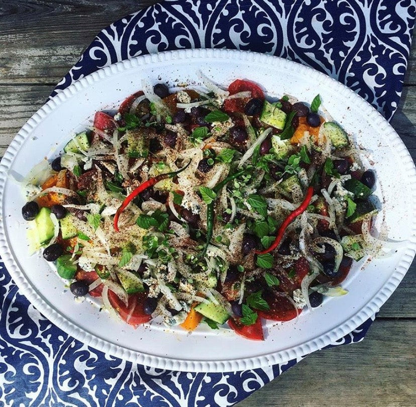 SALAD: Avocado, Cucumber & Tomato
