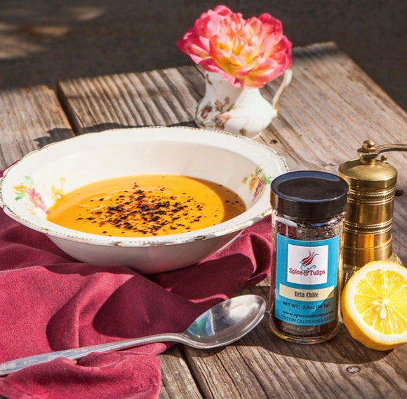 SOUP: Spicy Red Lentil with Lemon