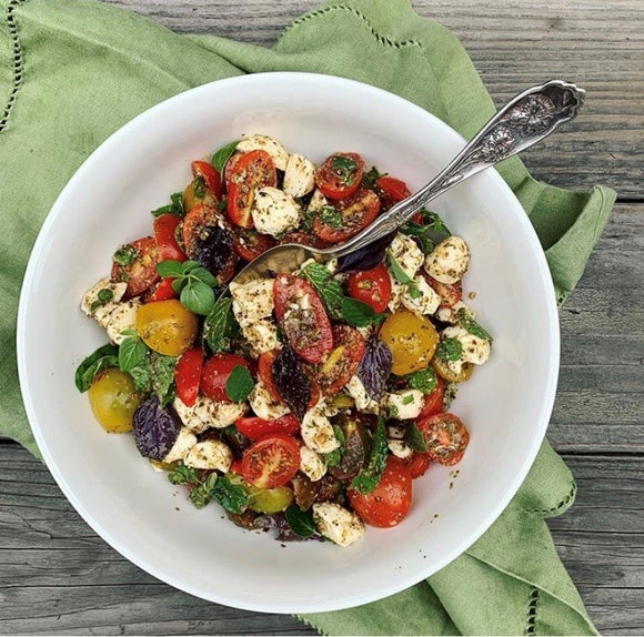 SALAD: Tomatoes, Mozzarella, Herbs & Spices